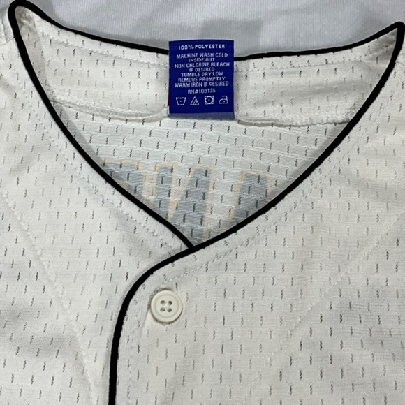 Los Angeles Lakers Off White Button Jersey Shirt Men’s M NWT NBA Ultra Game LA - Picture 9 of 13